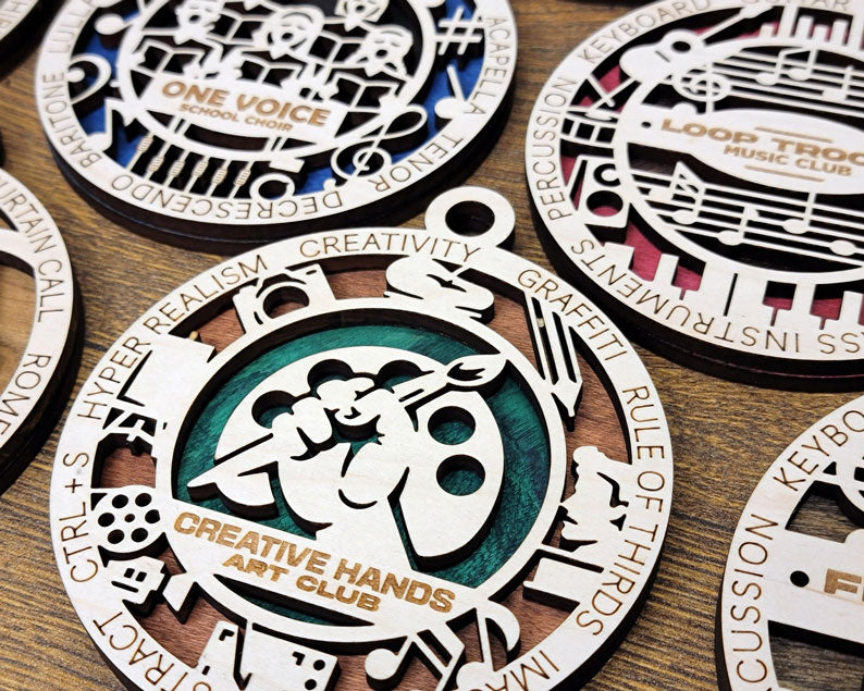 Ornaments For The Arts - Longleaf Laser Designs