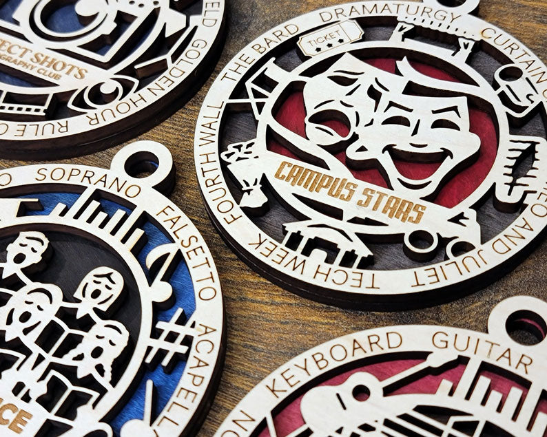 Ornaments For The Arts - Longleaf Laser Designs