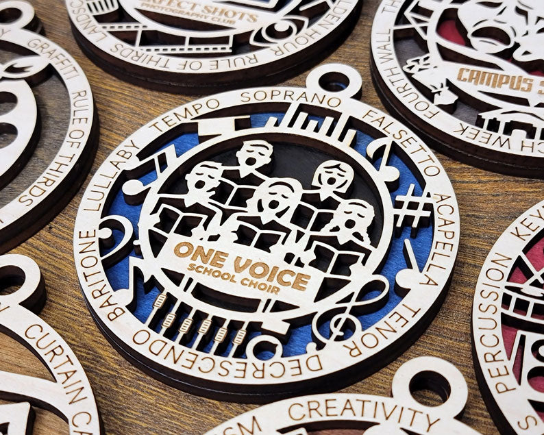 Ornaments For The Arts - Longleaf Laser Designs