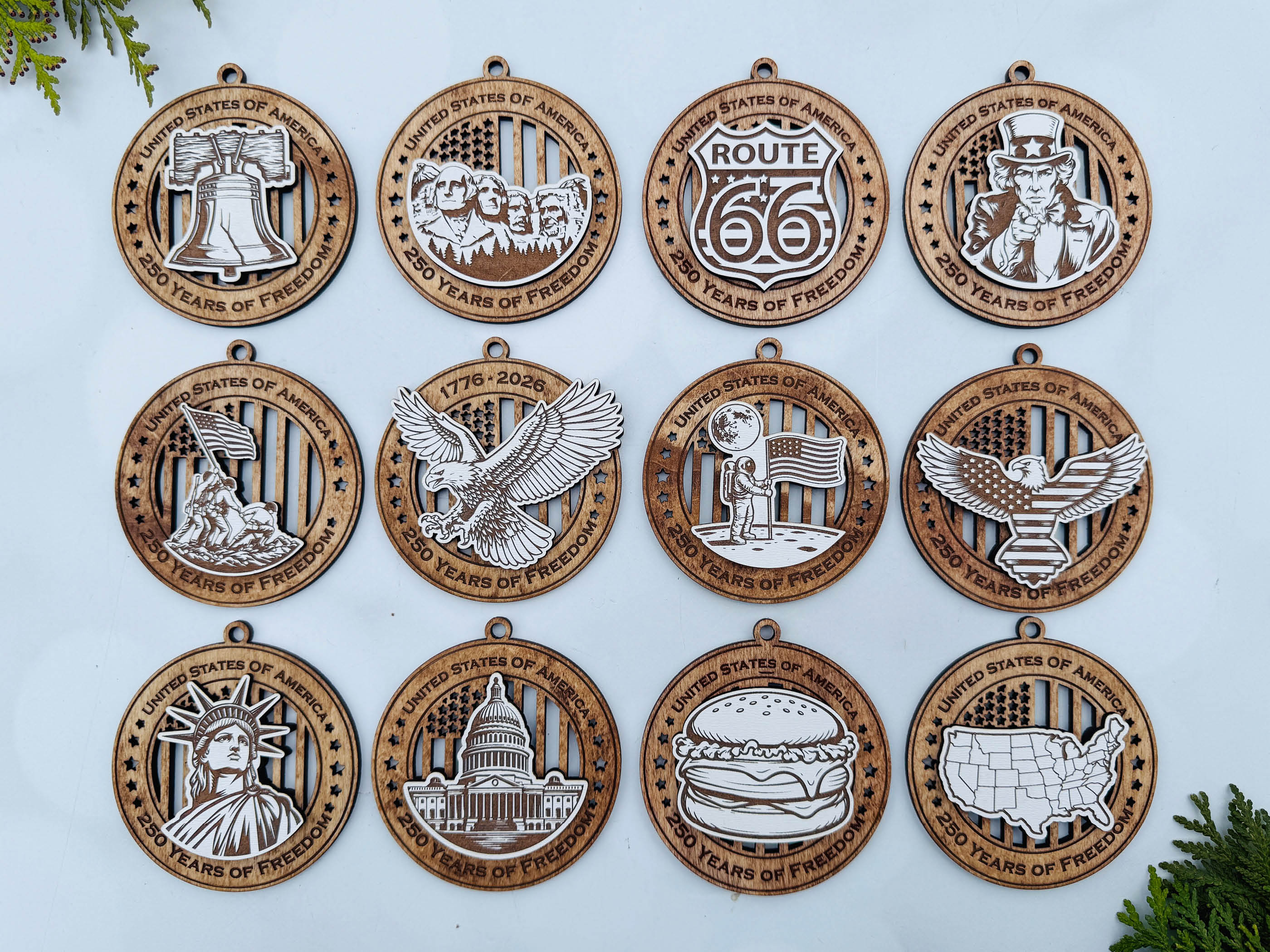 America 250! - Longleaf Laser Designs