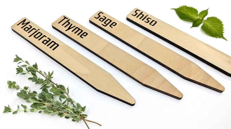 Garden Markers (Pack of 10) - Longleaf Laser Designs