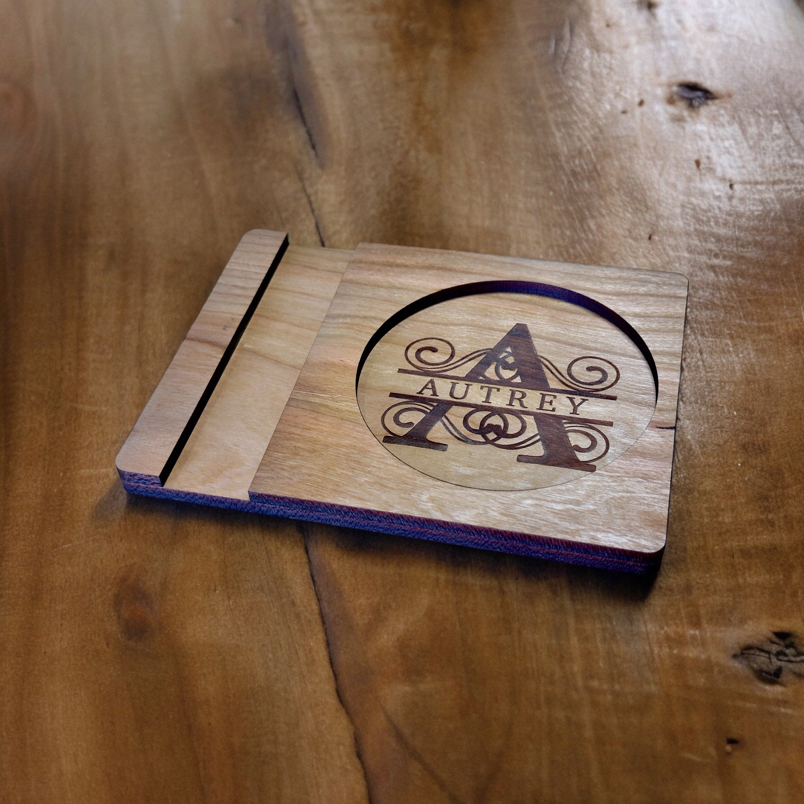 Cigar & Cocktail Coaster - Longleaf Laser Designs