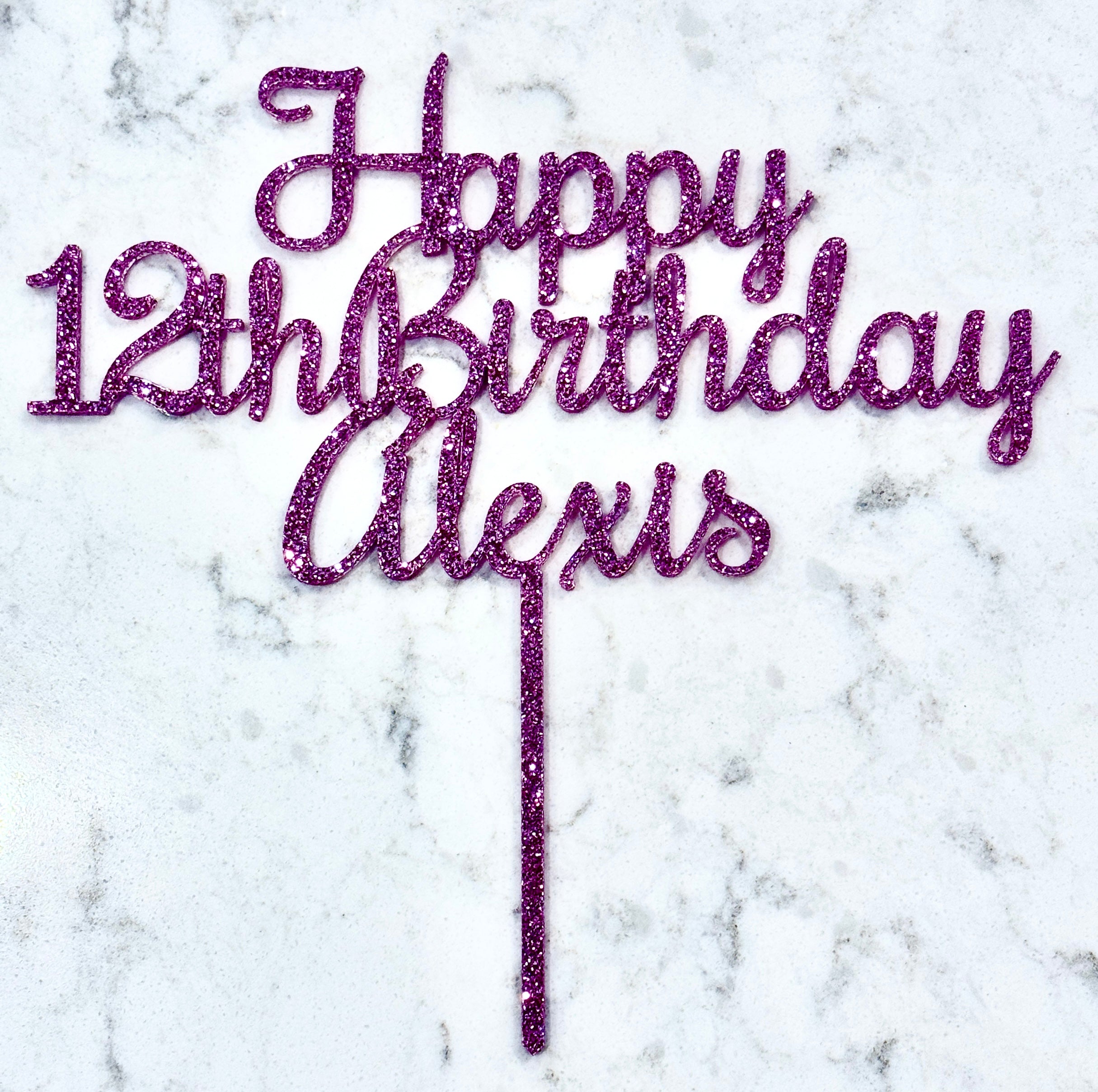 Cake Toppers / Flower Insert - Longleaf Laser Designs