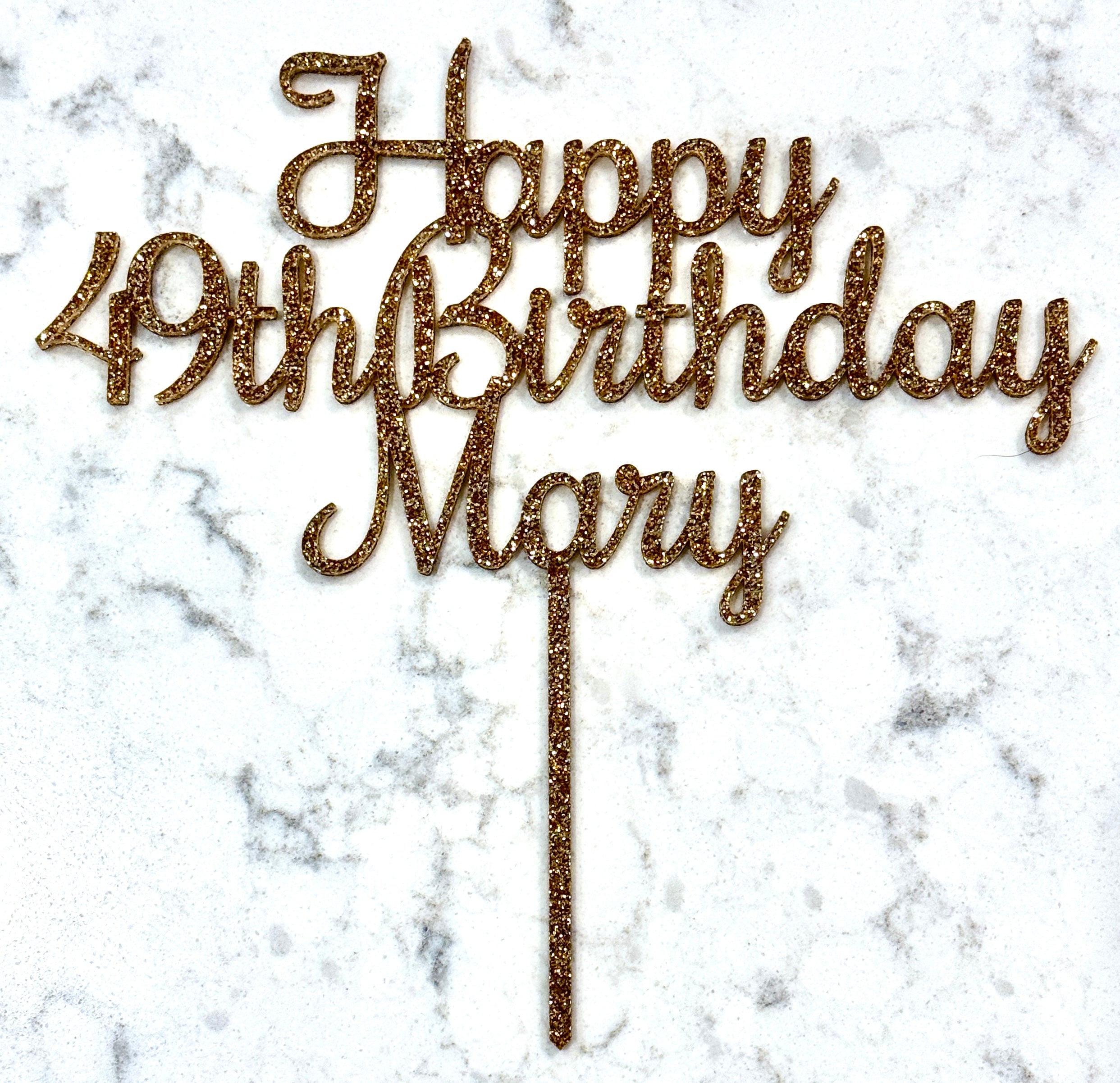 Cake Toppers / Flower Insert - Longleaf Laser Designs