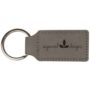 Leatherette Keychains - Longleaf Laser Designs