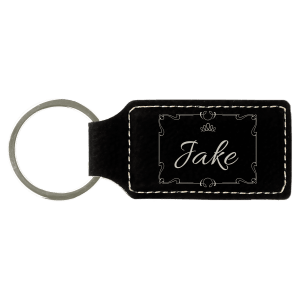 Leatherette Keychains - Longleaf Laser Designs