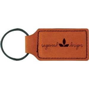 Leatherette Keychains - Longleaf Laser Designs