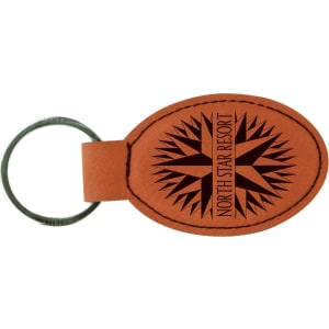 Leatherette Keychains - Longleaf Laser Designs