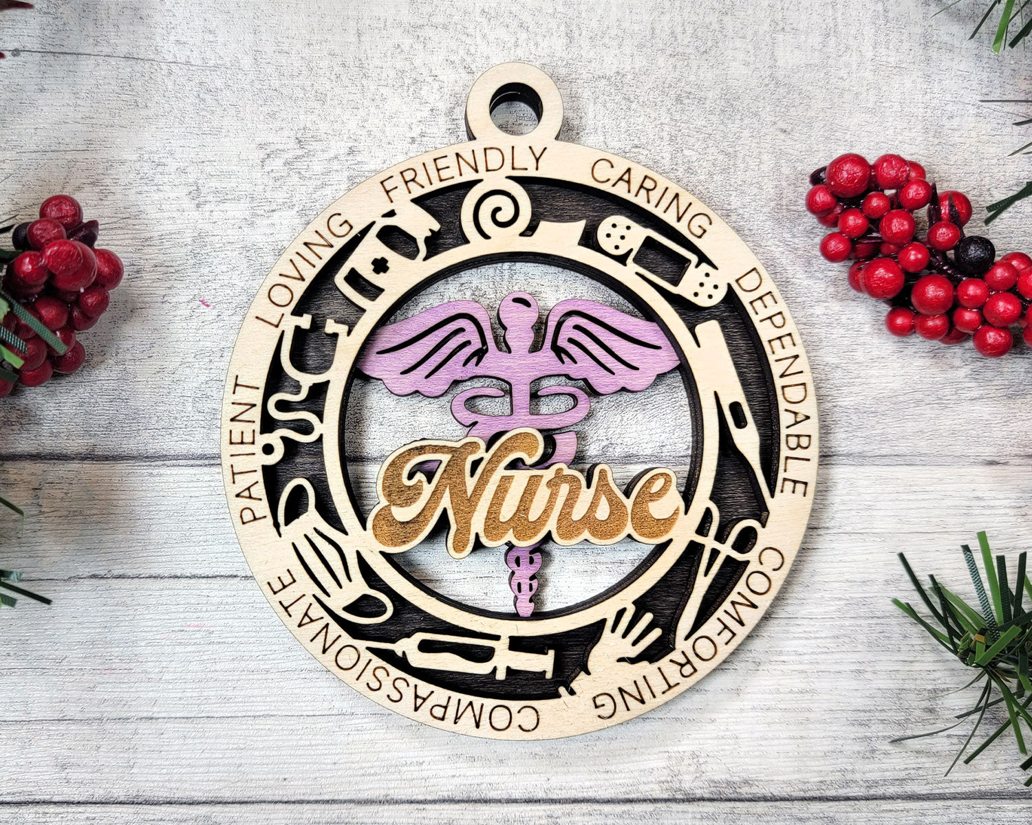 Medical Ornaments - Longleaf Laser Designs