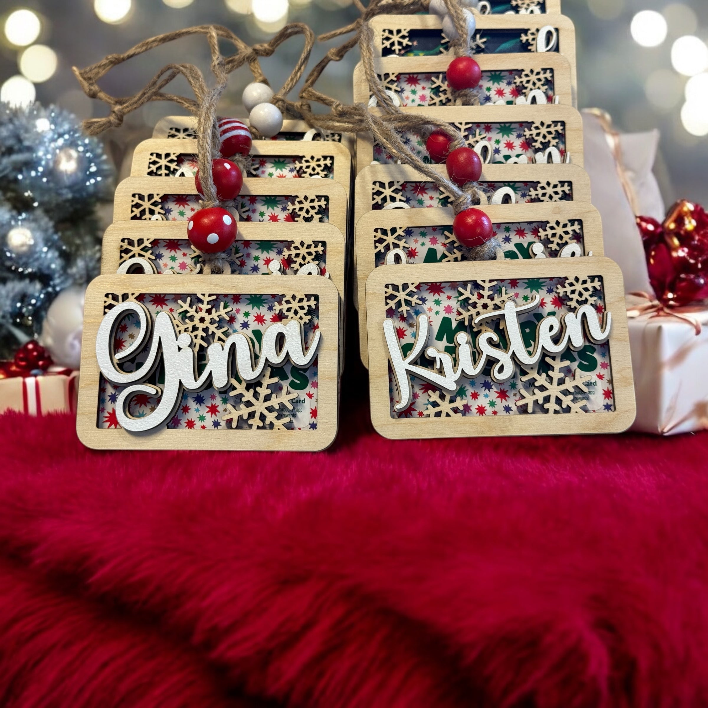 Gift Card Ornaments - Longleaf Laser Designs