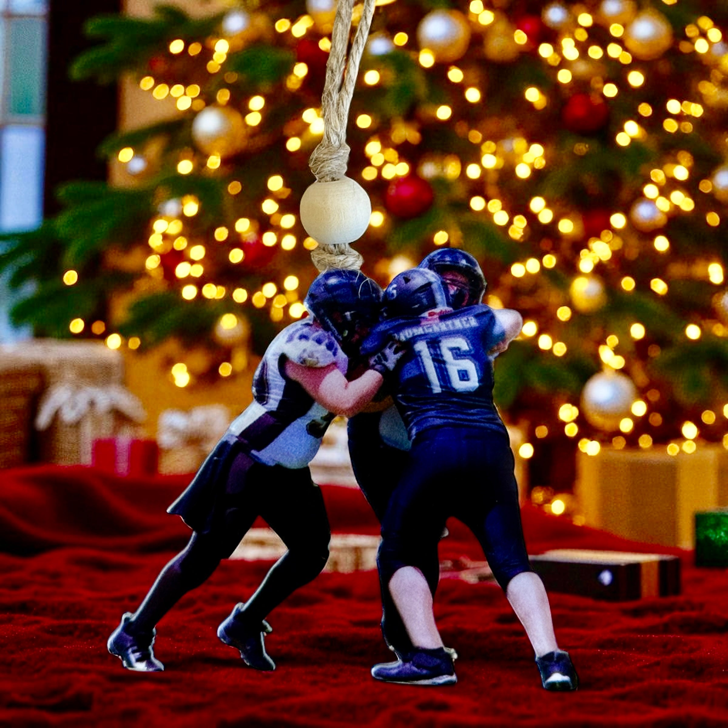 Acrylic UV Printed Christmas Ornament - Longleaf Laser Designs