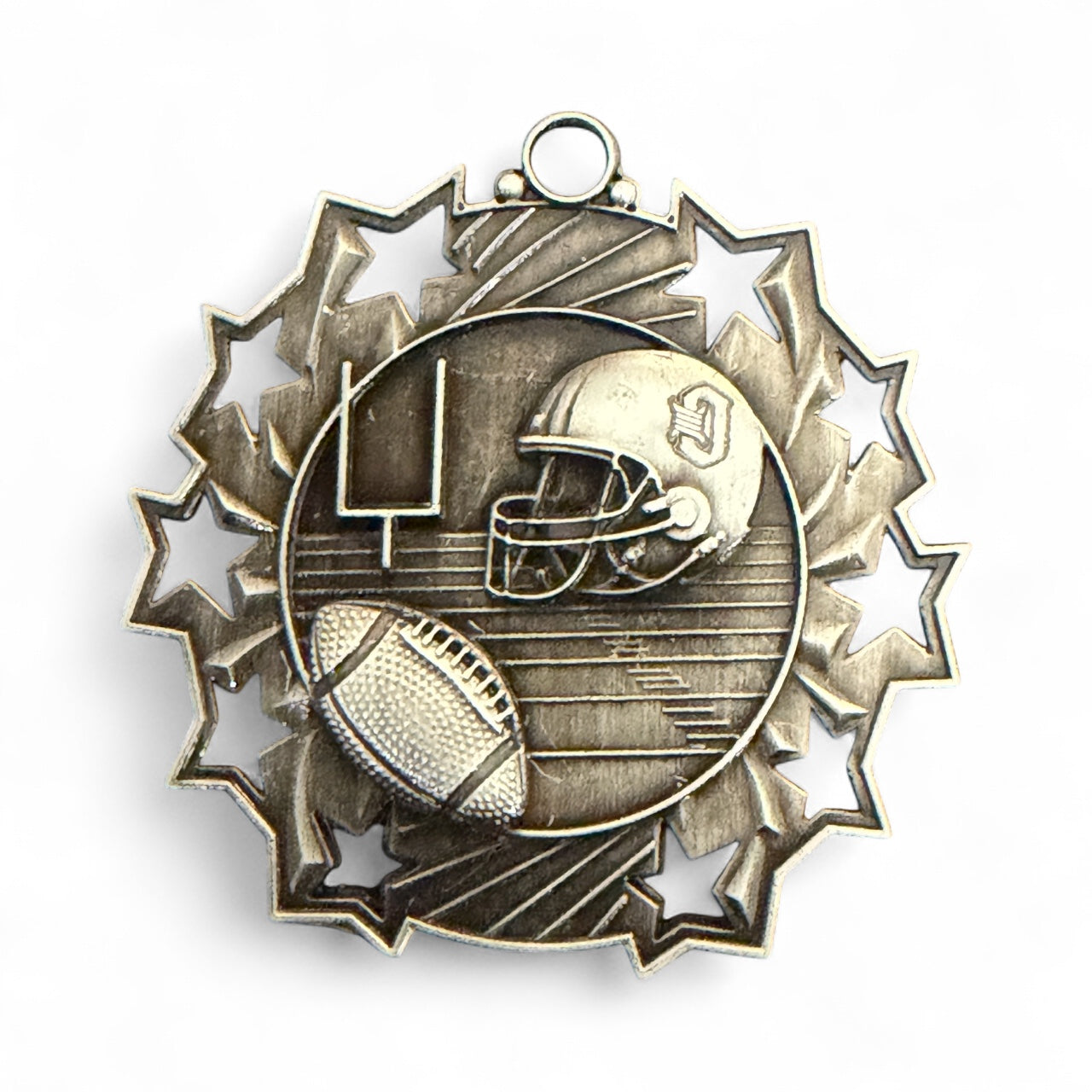2 1/4” Football Medal - Longleaf Laser Designs