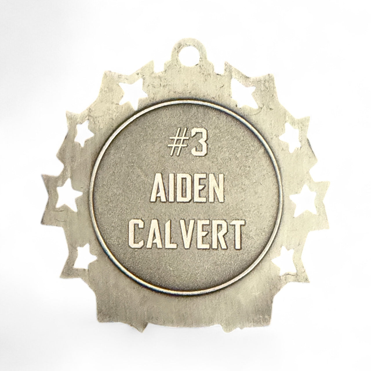 2 1/4” Football Medal - Longleaf Laser Designs