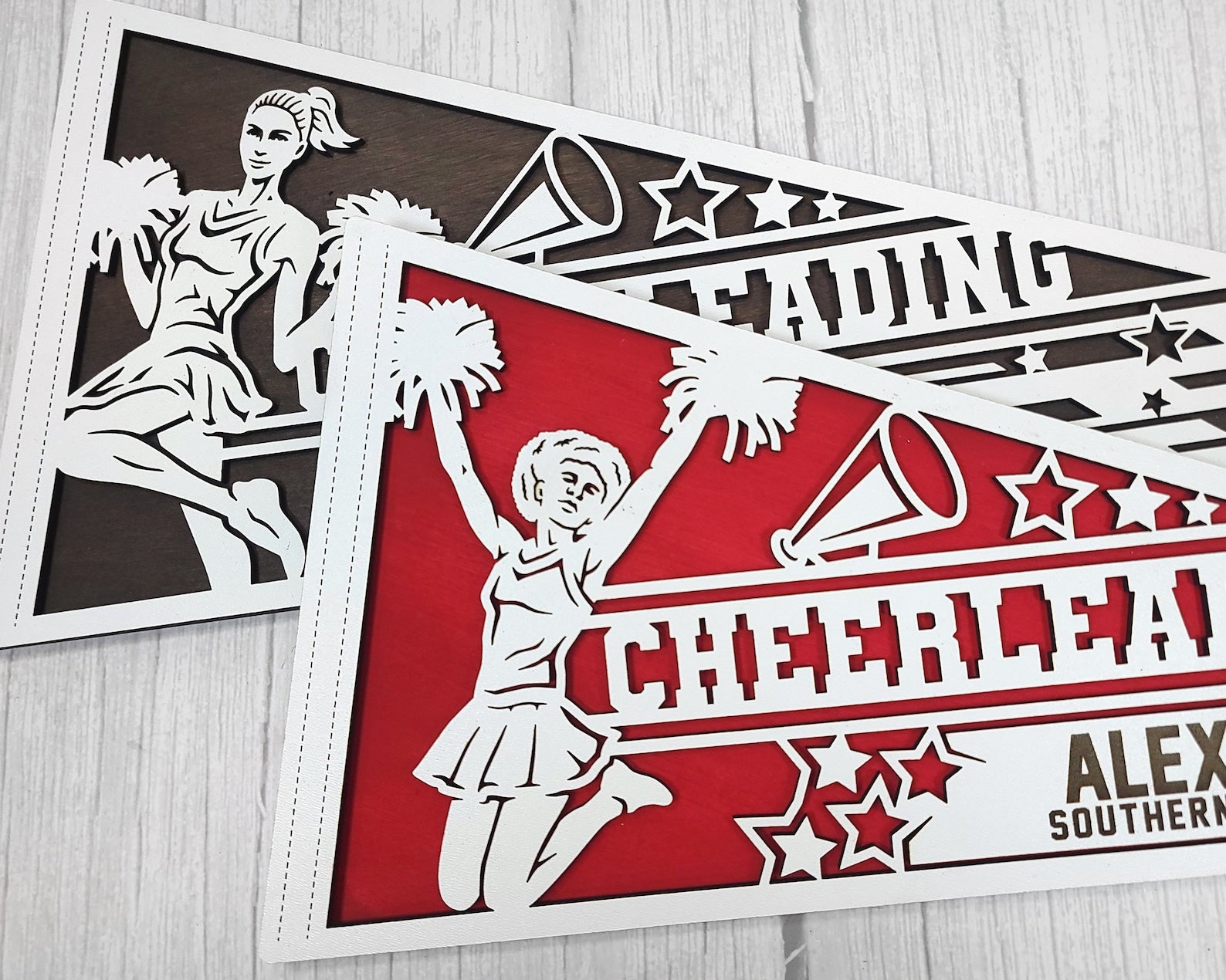Sports Pennants - Longleaf Laser Designs