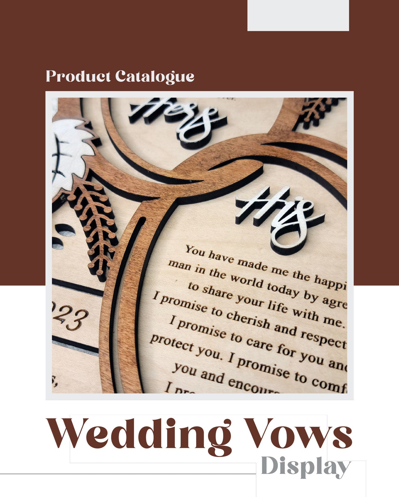 Wedding Vows - Longleaf Laser Designs