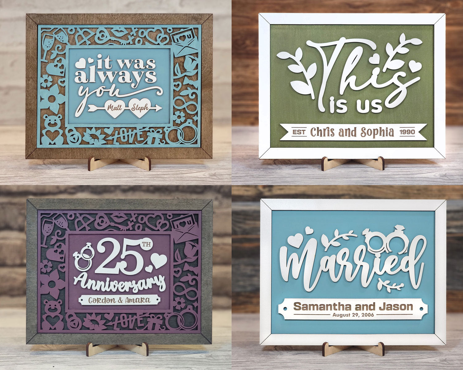 All You Need Is Love Signage - Longleaf Laser Designs