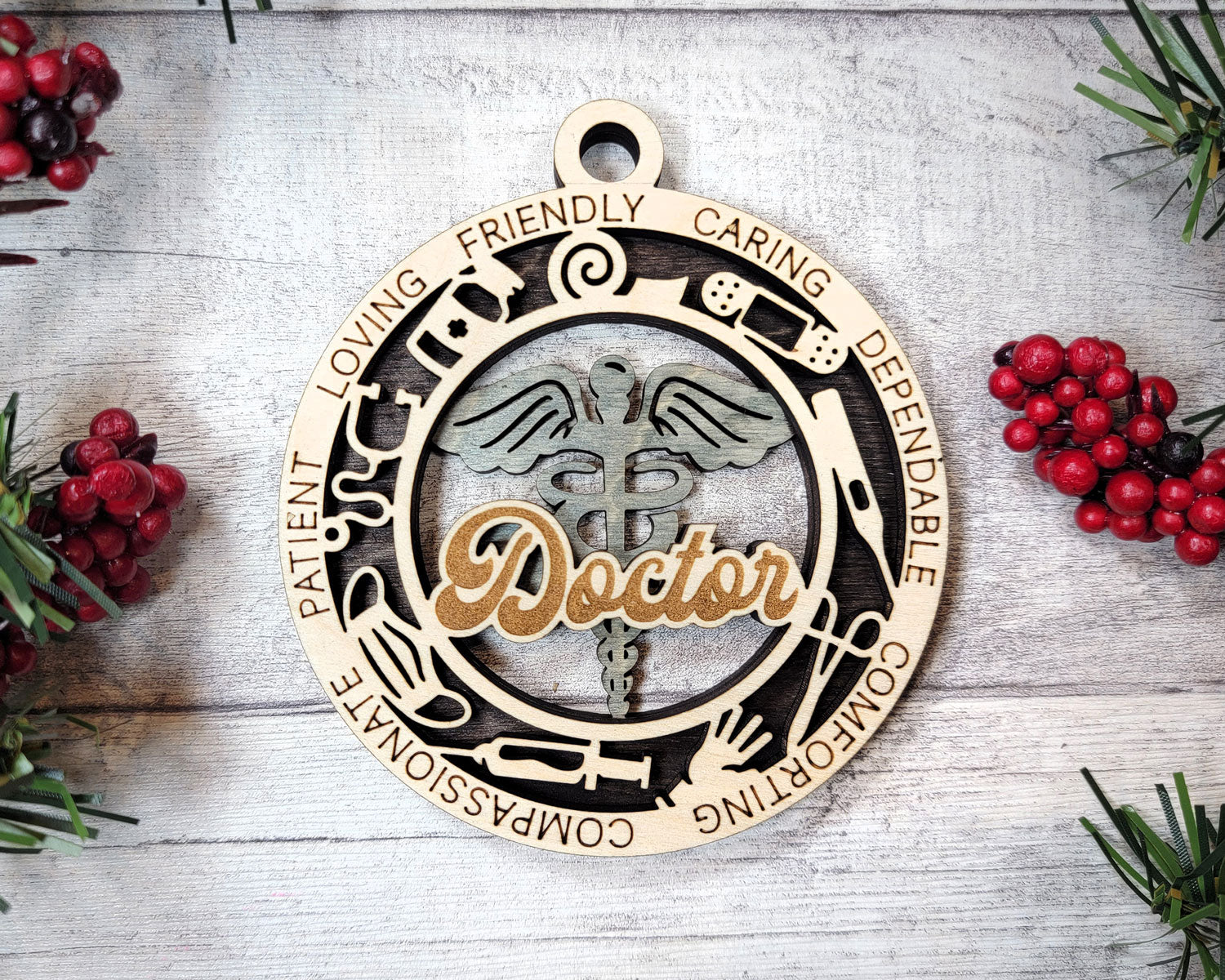 Medical Ornaments - Longleaf Laser Designs