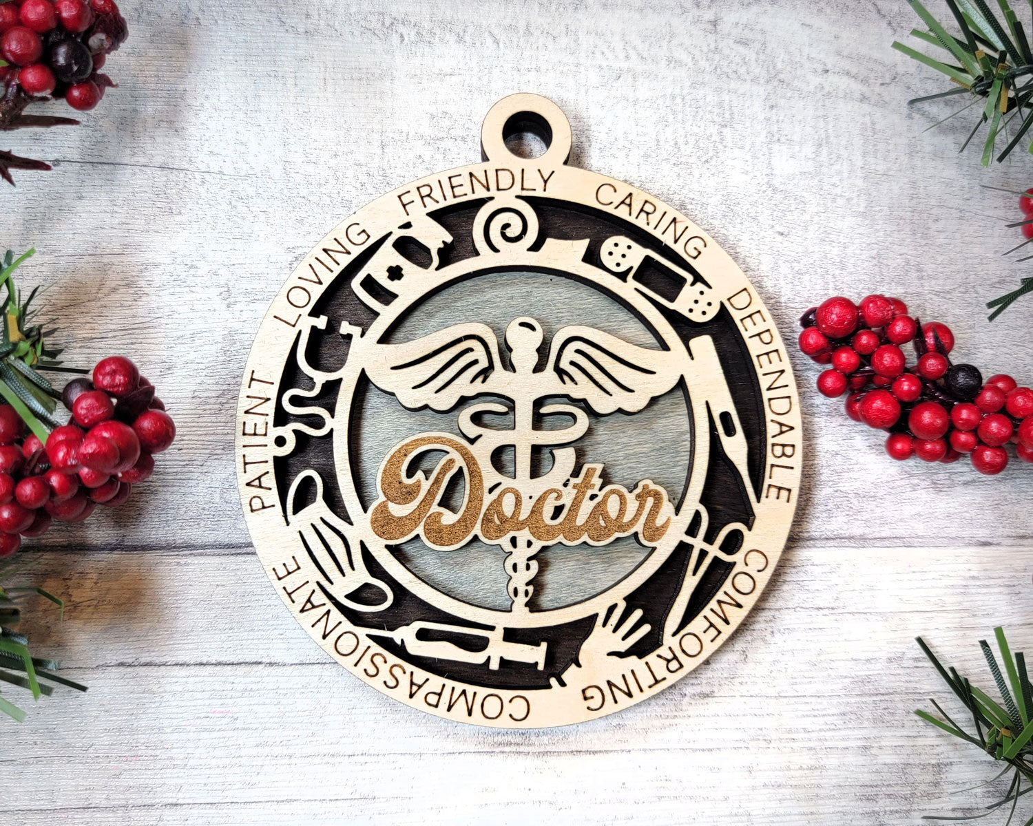 Medical Ornaments - Longleaf Laser Designs