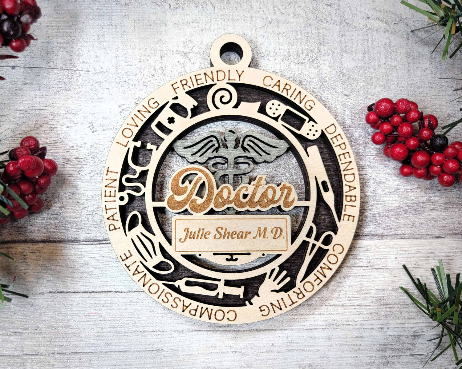 Medical Ornaments - Longleaf Laser Designs