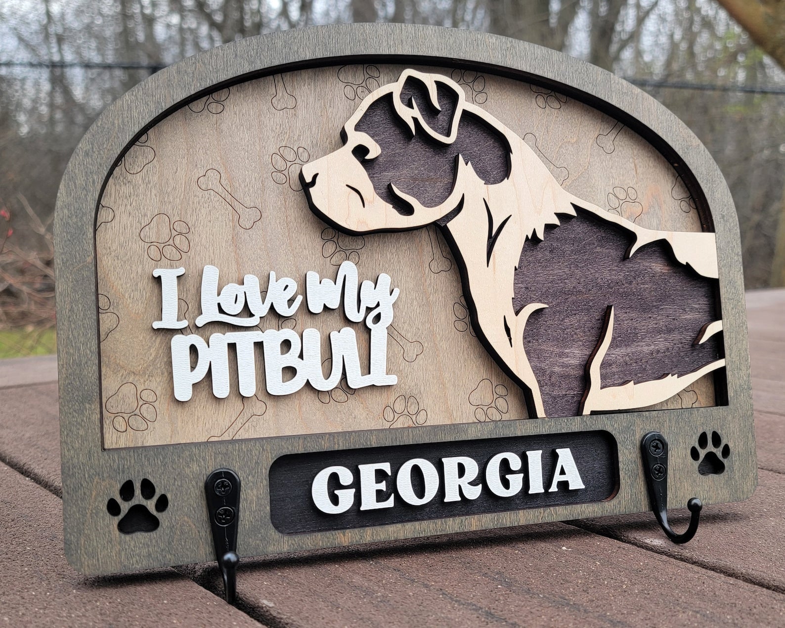 Dog Leash Holders - Longleaf Laser Designs