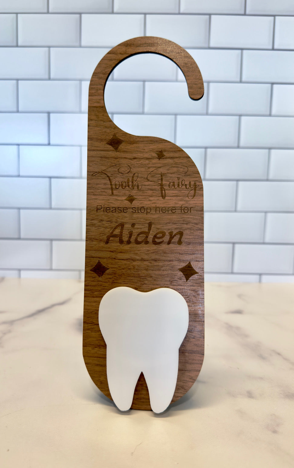Tooth Fairy Door Hanger - Longleaf Laser Designs