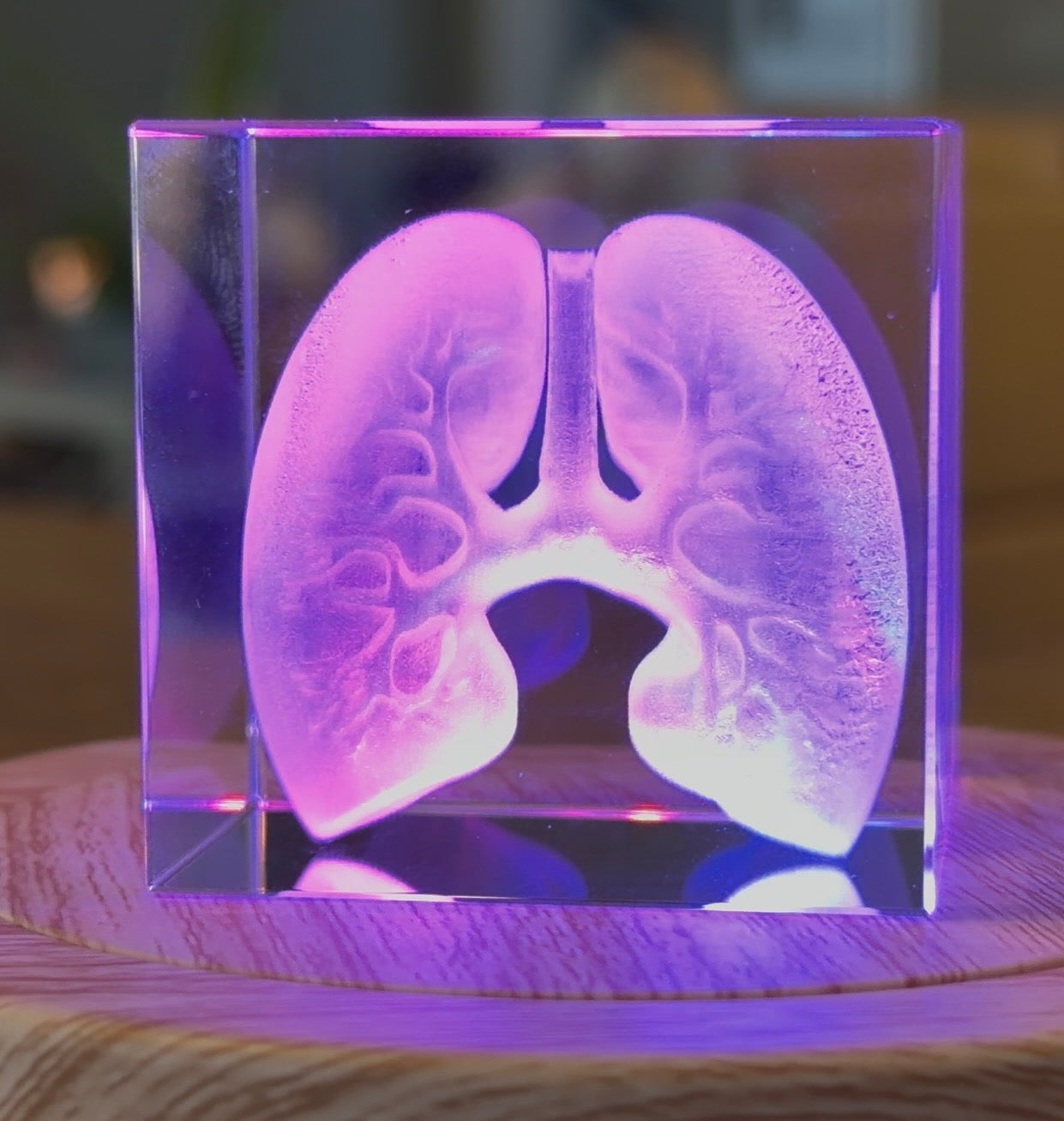 UV Laser Engraved 3D Crystal - Longleaf Laser Designs