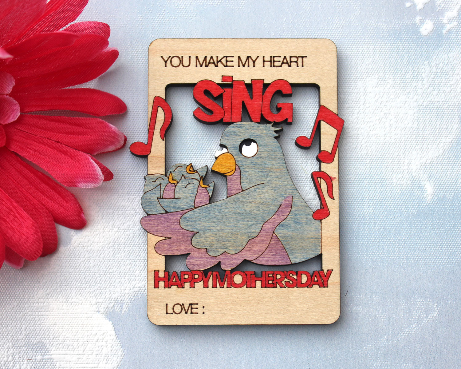 Mother’s Day Gift Tag - Longleaf Laser Designs