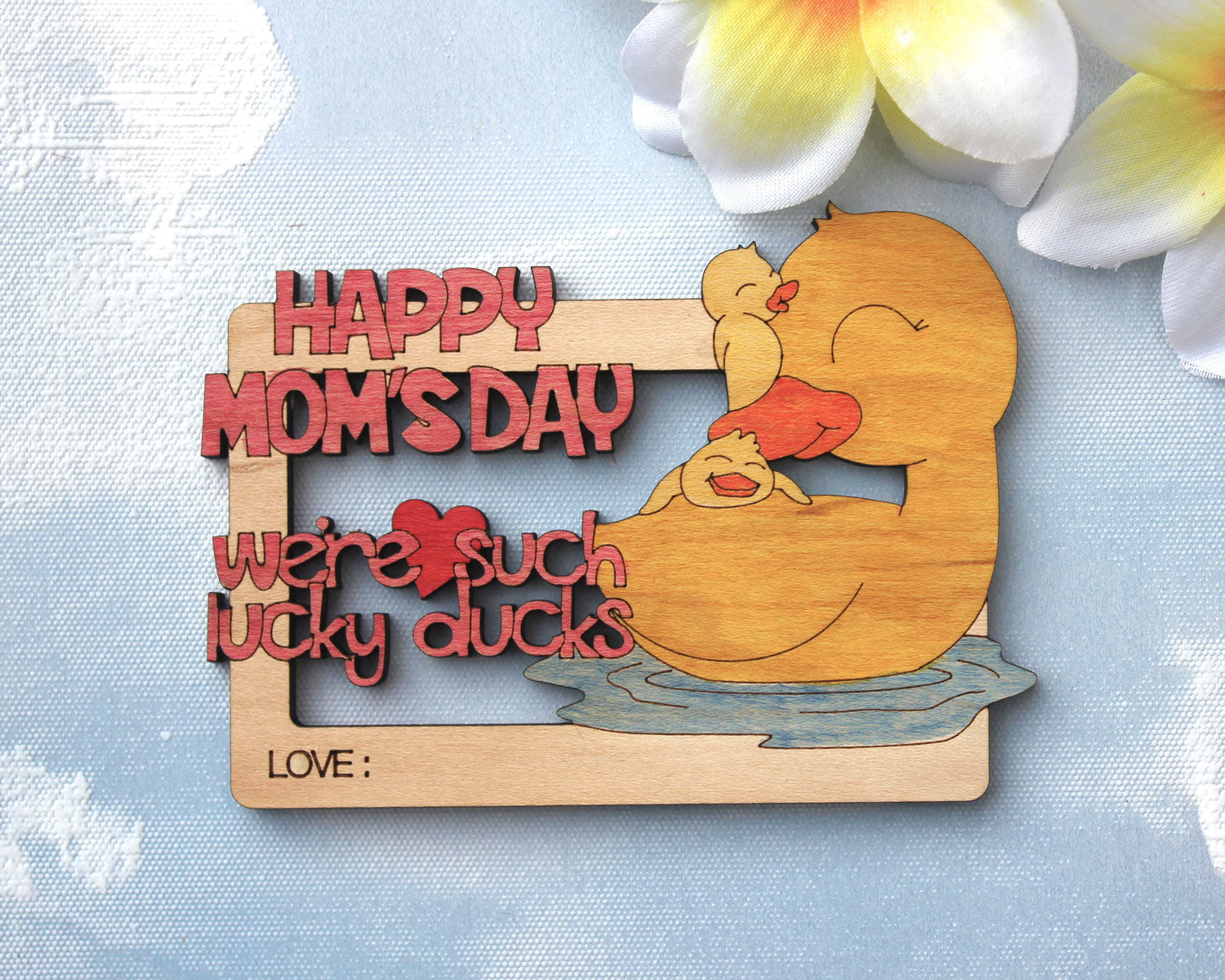 Mother’s Day Gift Tag - Longleaf Laser Designs