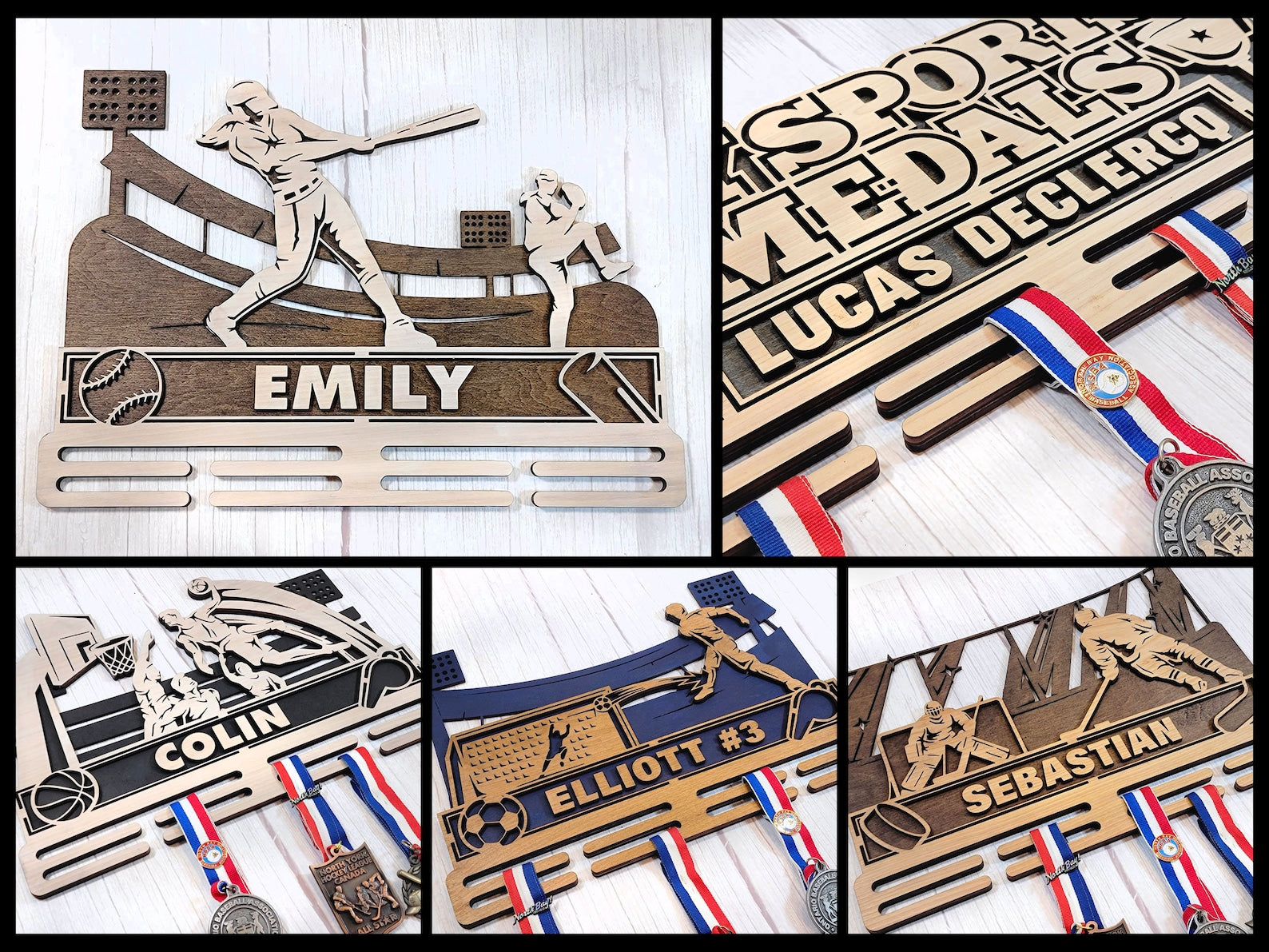 Medals Display - Longleaf Laser Designs