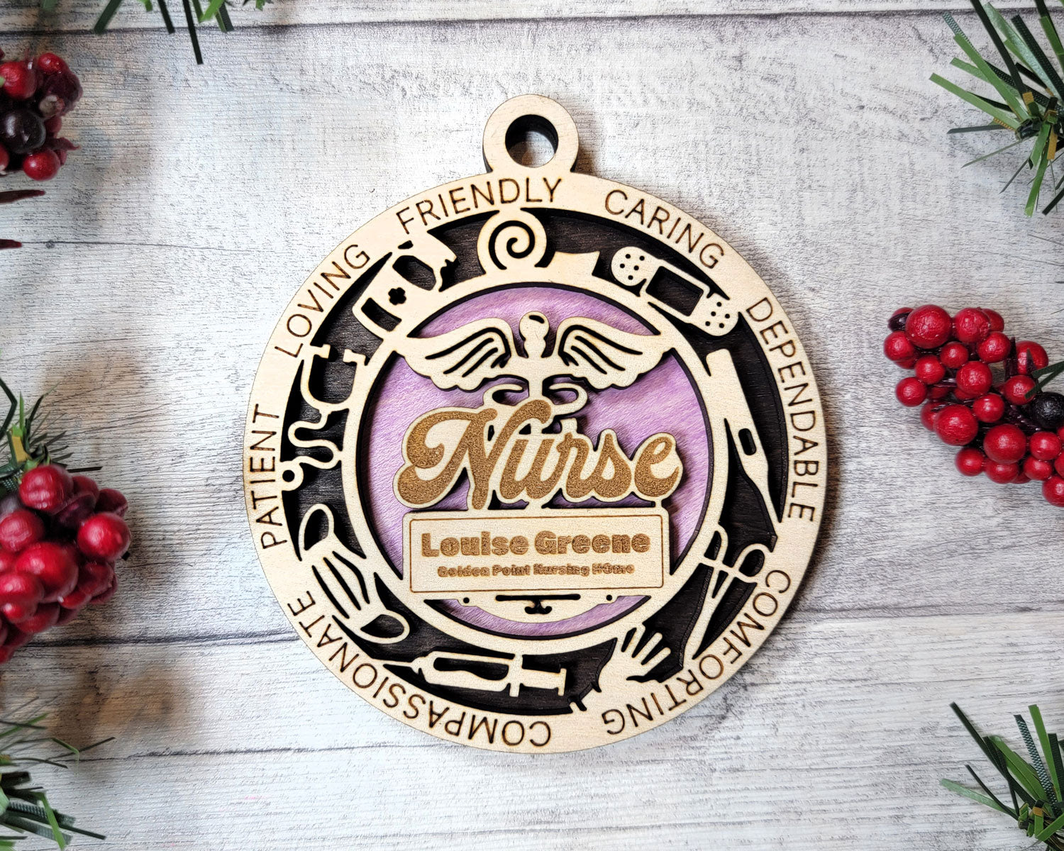 Medical Ornaments - Longleaf Laser Designs