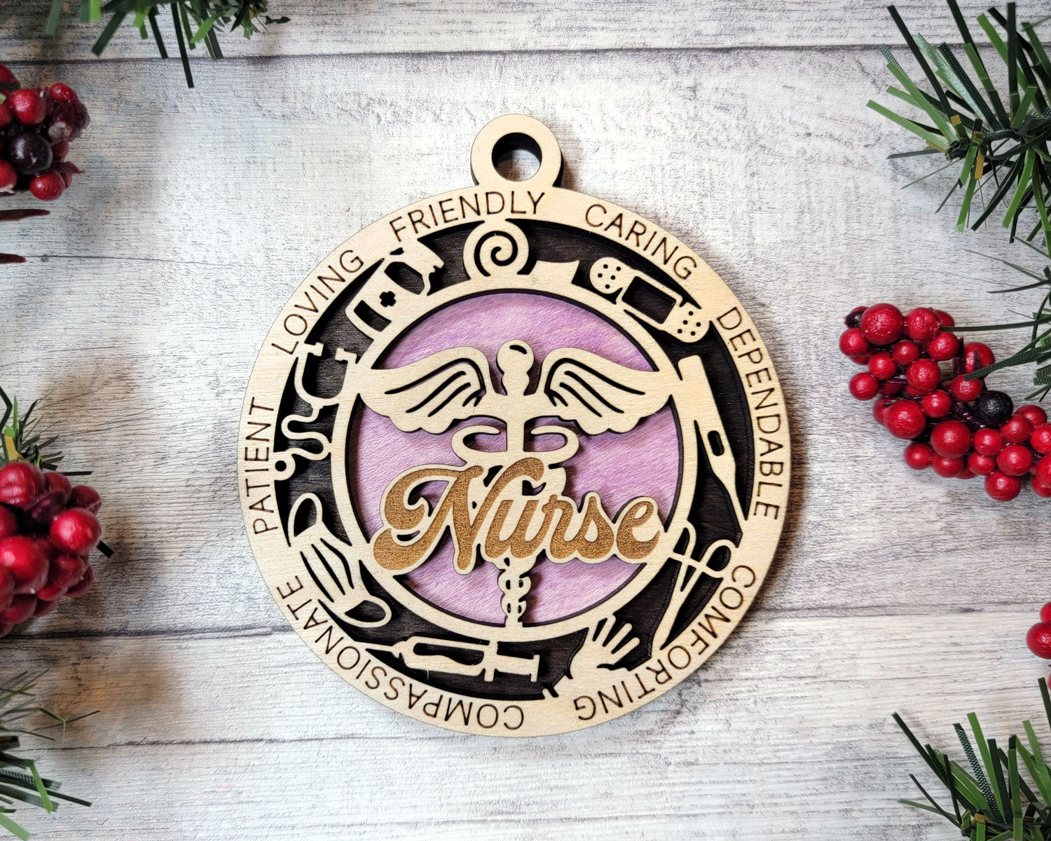 Medical Ornaments - Longleaf Laser Designs