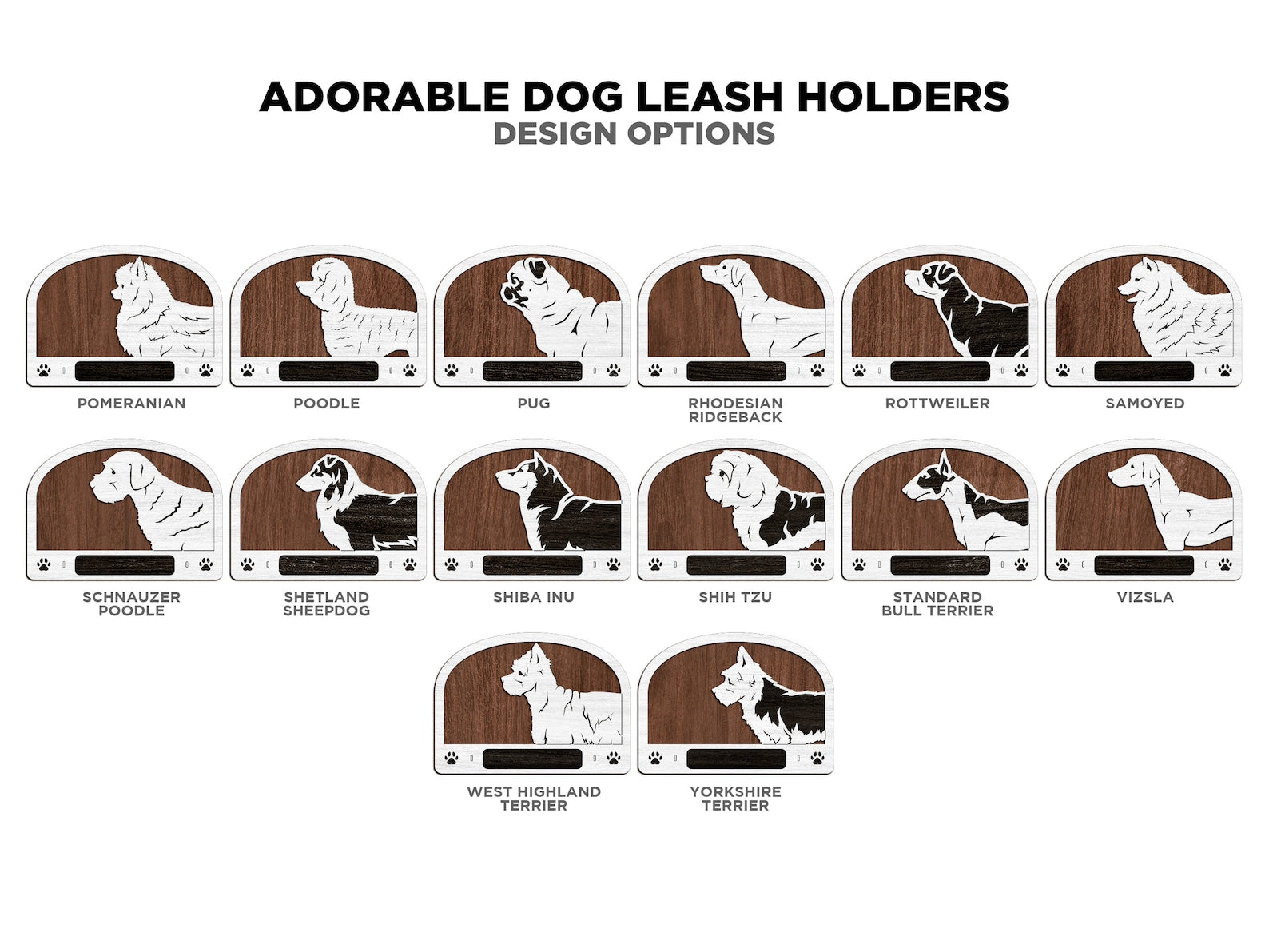 Dog Leash Holders - Longleaf Laser Designs