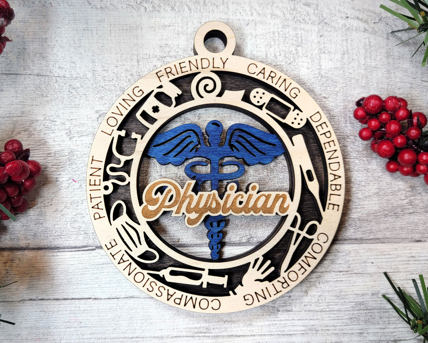 Medical Ornaments - Longleaf Laser Designs