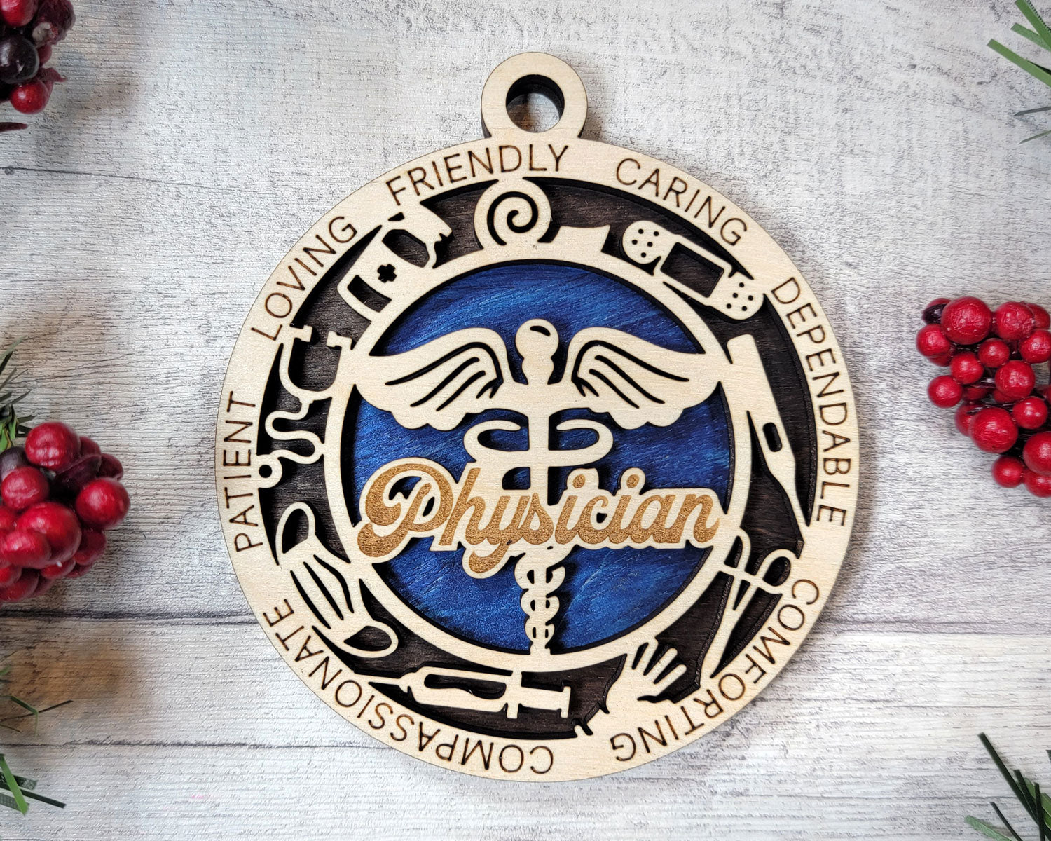 Medical Ornaments - Longleaf Laser Designs