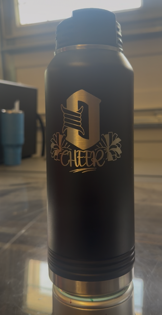 OUTLAWS 32oz Water Bottle (2 Sided Engraving)