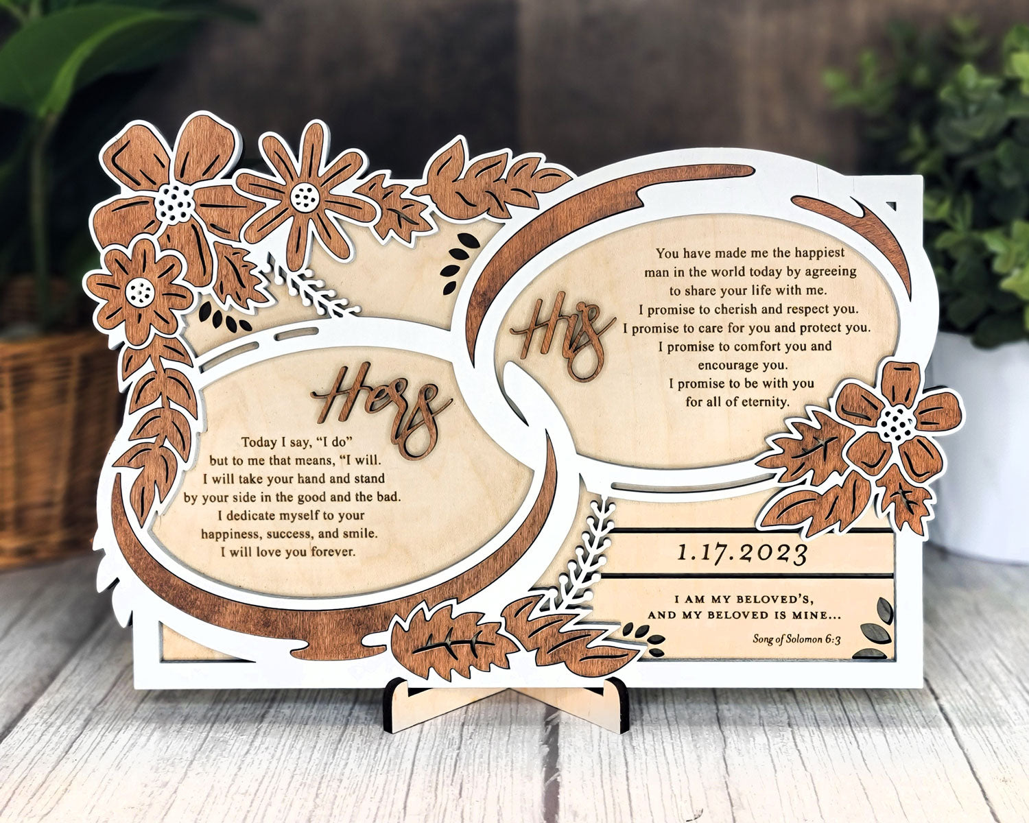 Wedding Vows - Longleaf Laser Designs