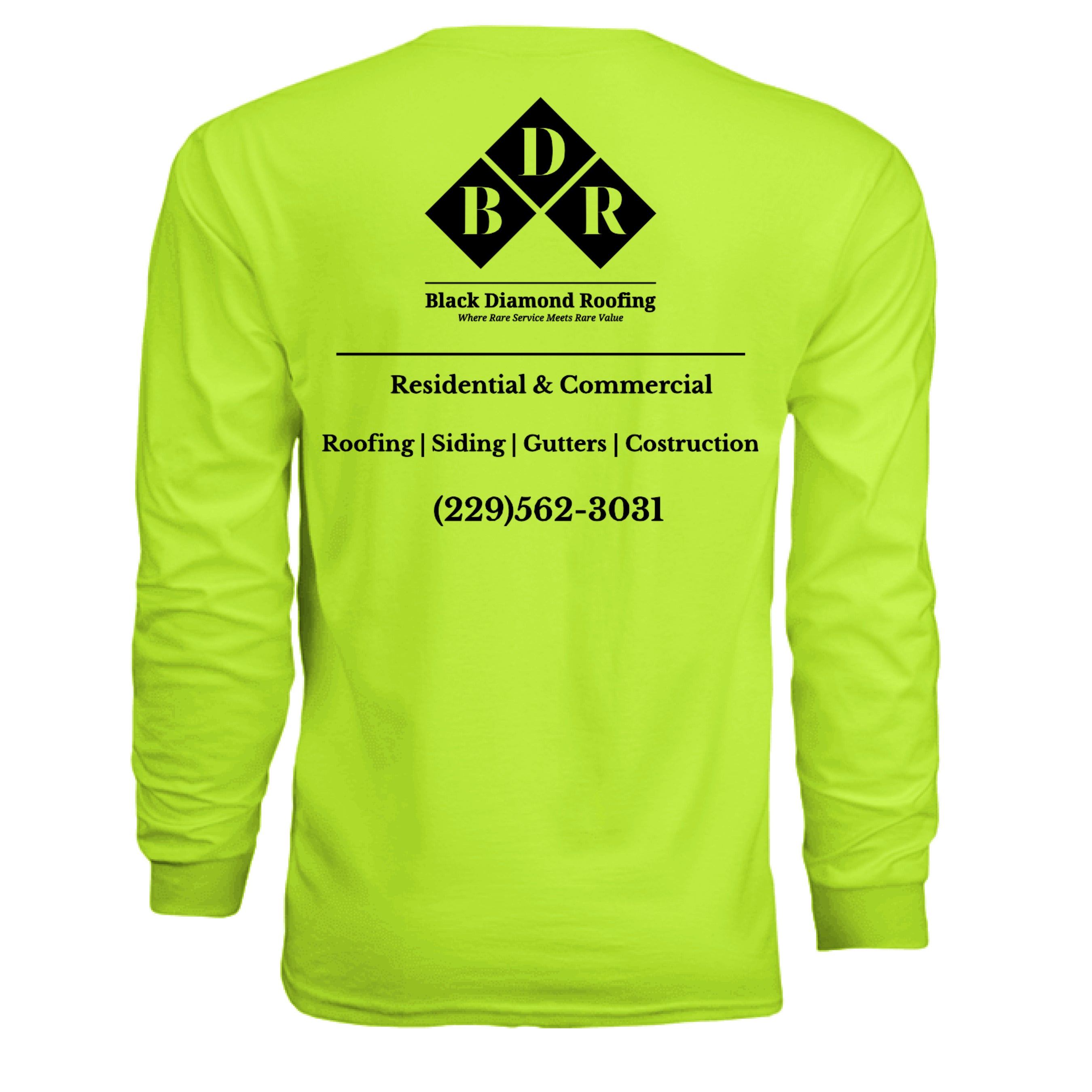 SAFETY YELLOW - BACK