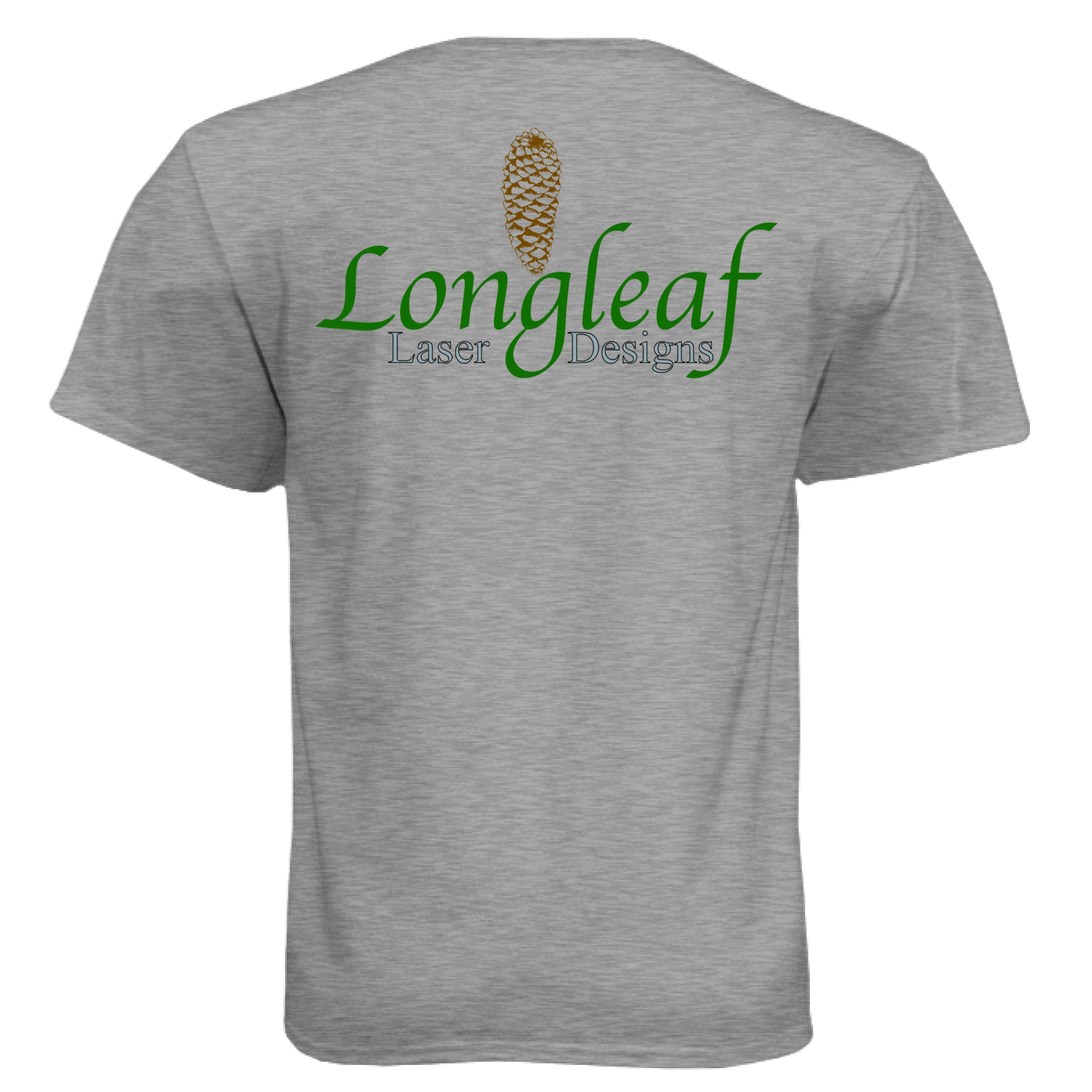 Dark Heather Grey (60/40) - BACK